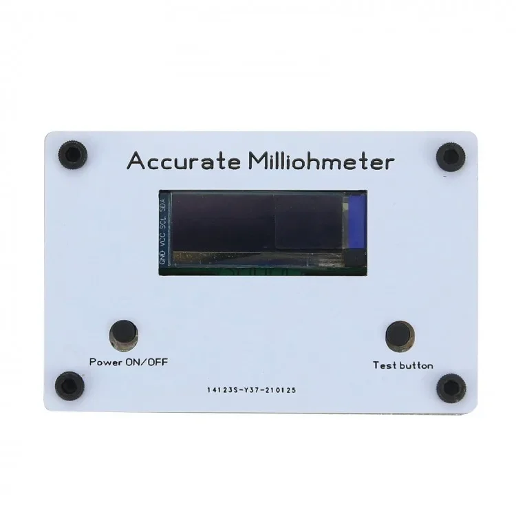 2026 High-Precision USB Charging Milliohm Meter Accurate 128*32 OLED Milliohmmeter