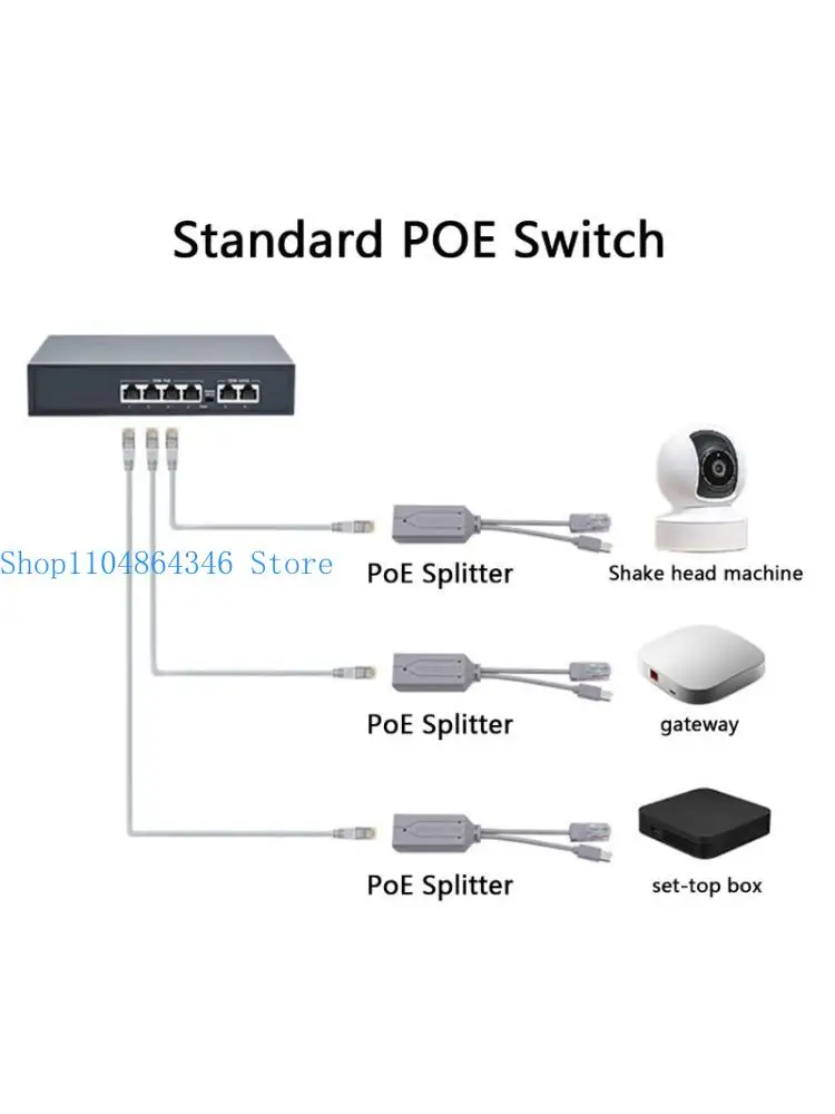 

данные локальных сетей 5асд и УСБ К 48В Сплиттер ПоЭ силы до 5В для пользы прибора НонПоЭ