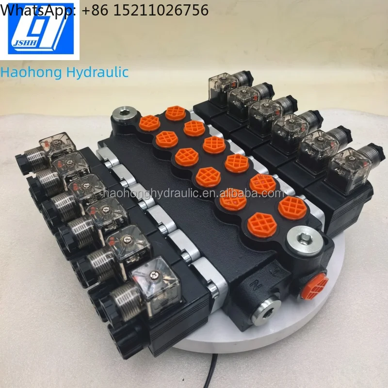 6Z50-AAAAAA-ES3-12/24VDC-G Hydraulic Solenoid Operated Directional Control Valves 300BAR 50L/MIN Distributor