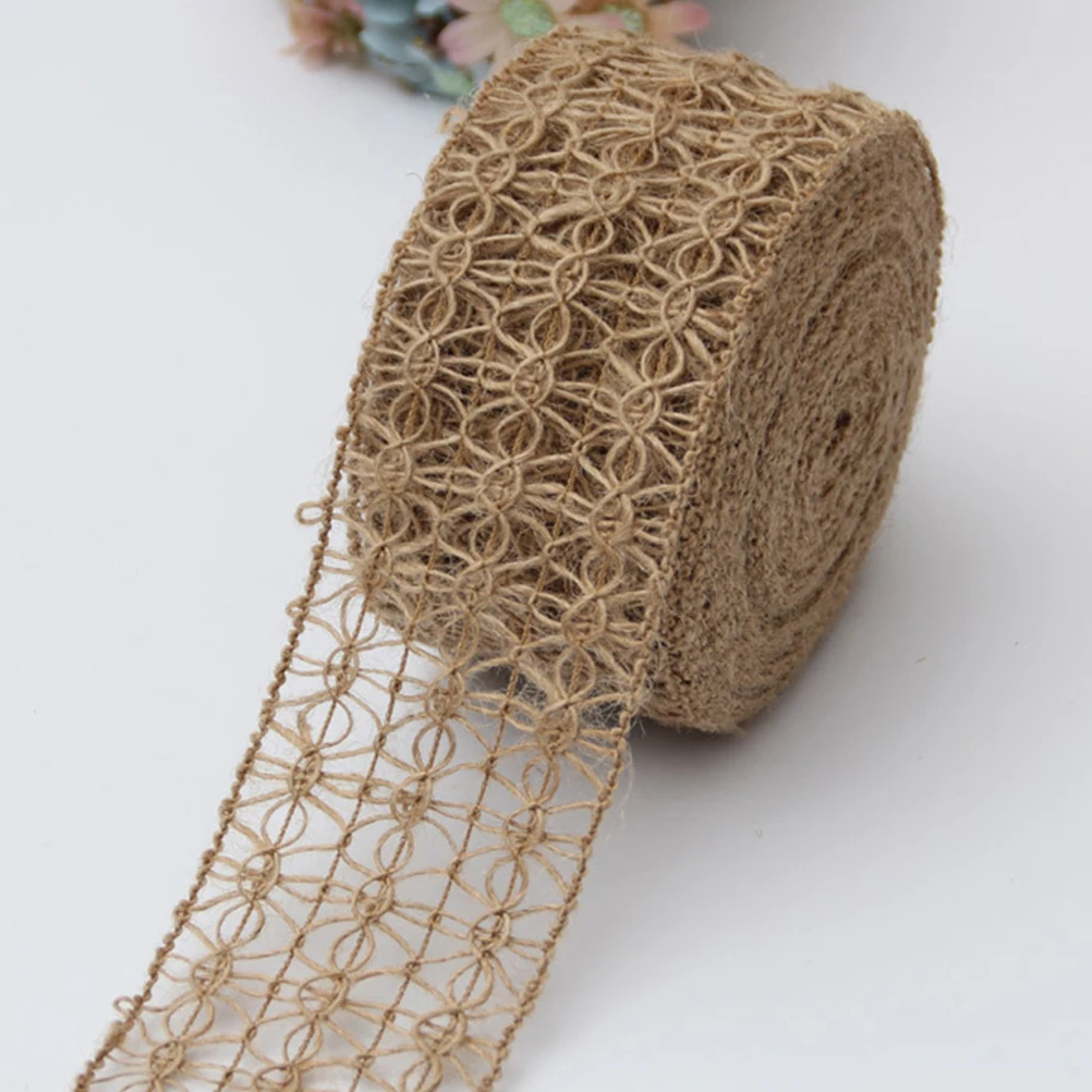 

Braided Jute Rope Decorative Materials DIY Crafts Lace H made Twine Weaving Rope Wedding Table Gift Box Embellishments Durable