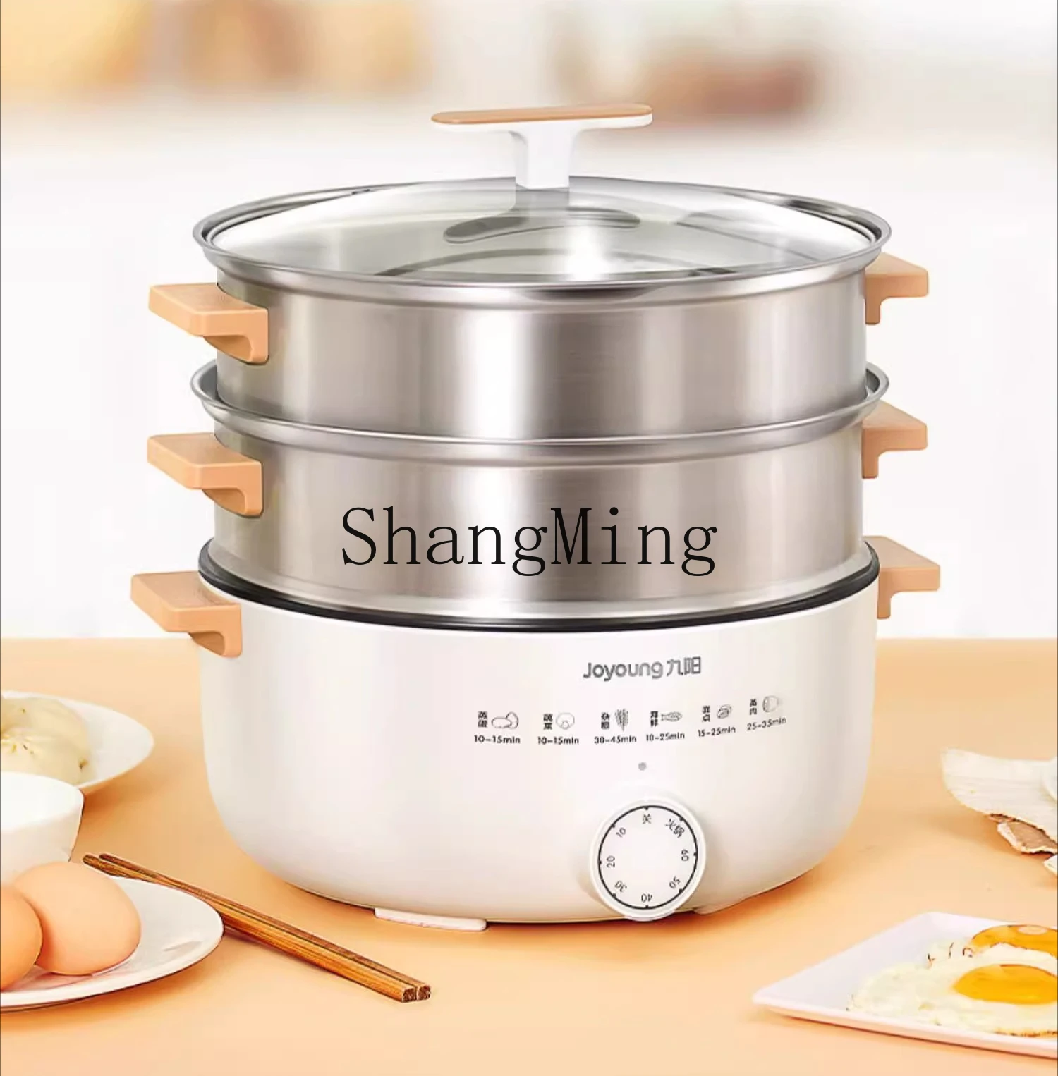 ZYY household multi-functional three-layer stainless steel large-capacity multi-layer small breakfast machine