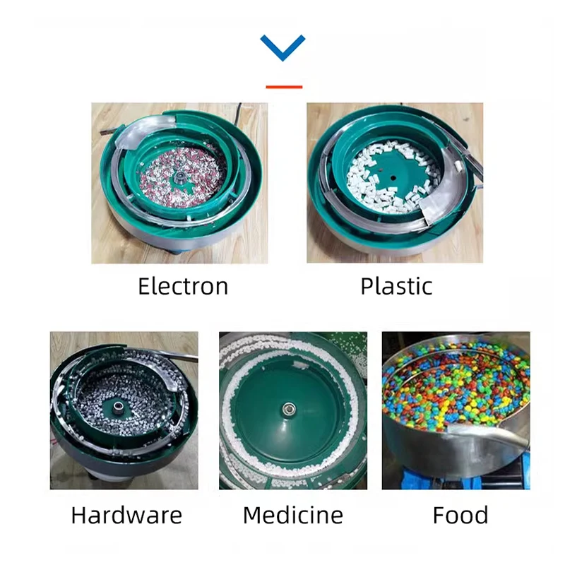 High Frequency Vibration Feeder CW CCW Precision Base Circular Pure Copper Coil Circular Feeder Clockwise Anticlockwise Feeder