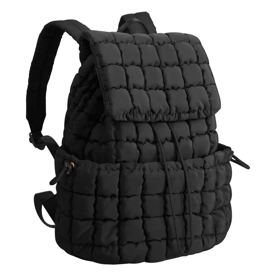 

Рюкзак-кошелек для женщин, небольшой легкий пуховый рюкзак для ноутбука, нейлоновый повседневный рюкзак для книг, рюкзак с верхним клапаном на шнурке