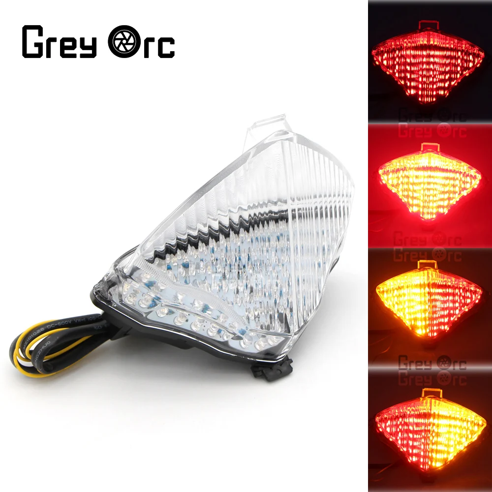 LED motorcycle taillight For Yamaha YZF R1 2004 2005 2006 Diesel Chrome Brake Turn Signals Integrated