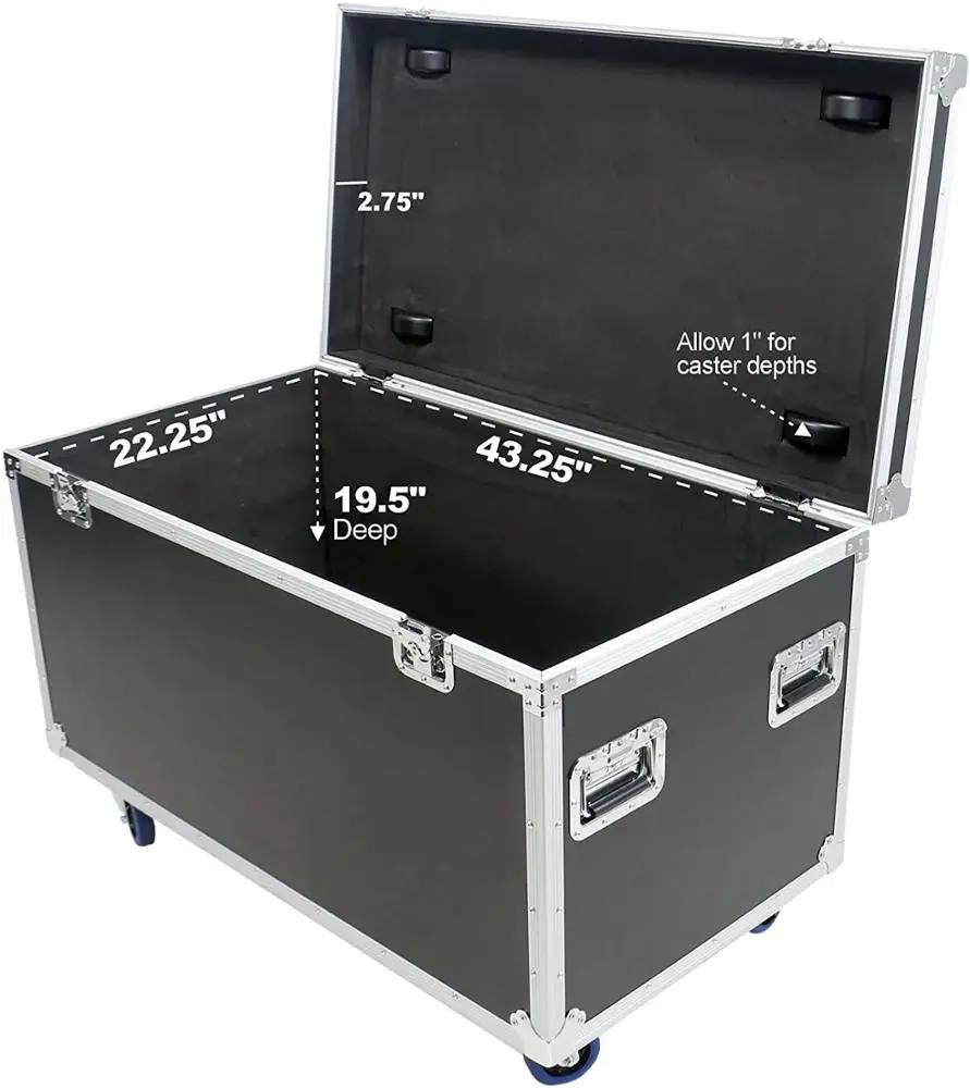 Professional Flight  Case for Music Equipment Transportation with Wheels Flight Case