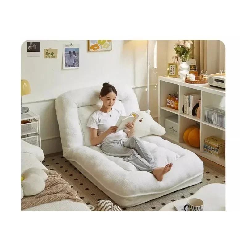 Human kennel lazy sofa, sleepable and reclining Internet celebrity tatami, folding dual-purpose large sofa