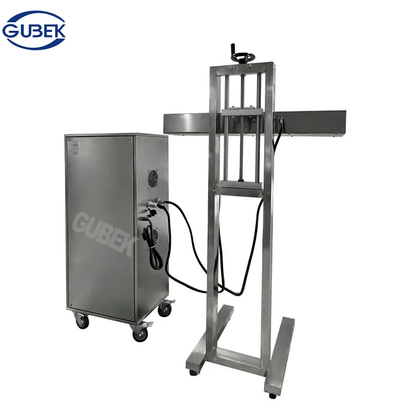 Automatic Continuous Aluminum Foil Lid Sealing Machine Bottle Cap Electromagnetic Induction Sealing Machine