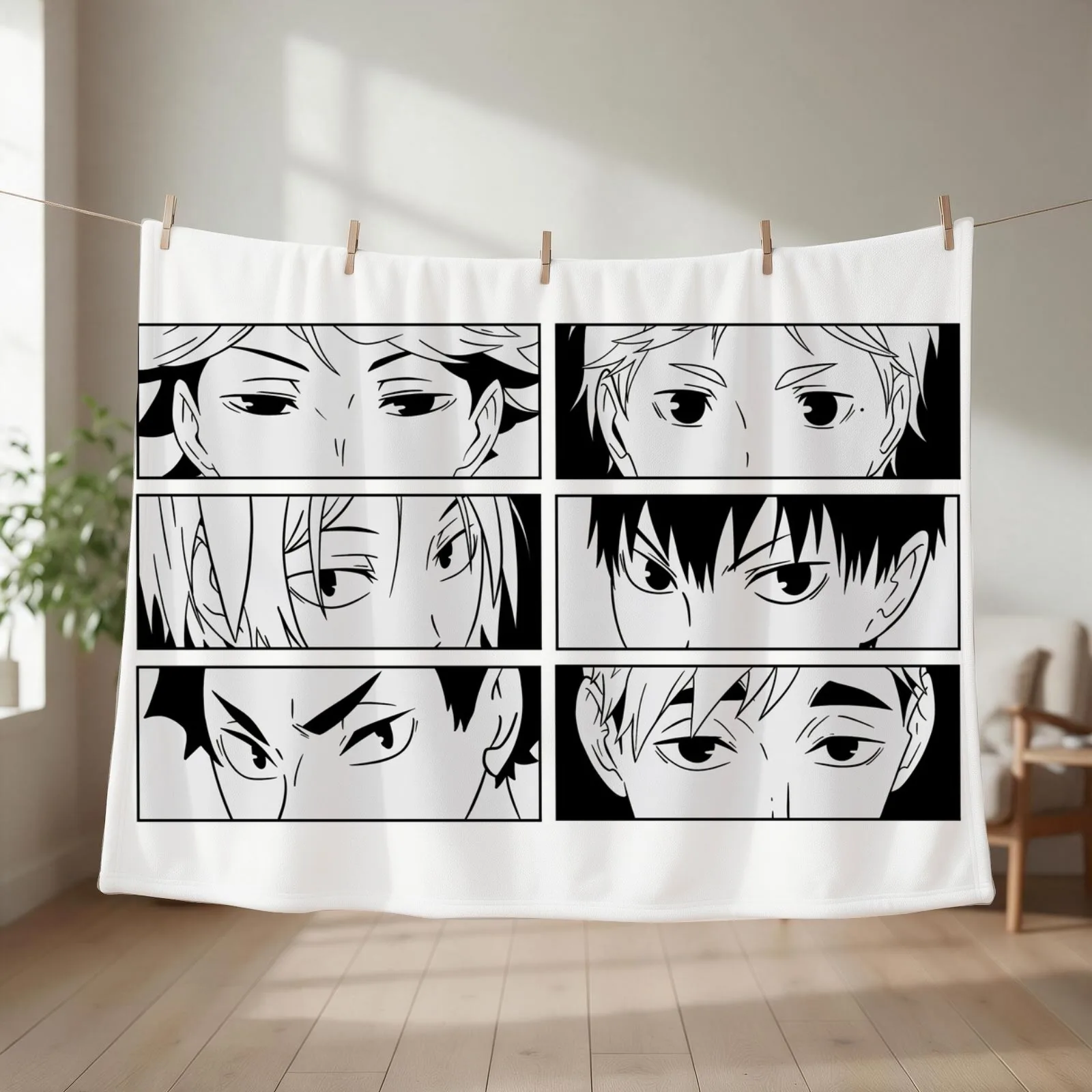 Pretty Setter squad Throw Blanket manga Thin Extra Large Throw Luxury Brand Blankets