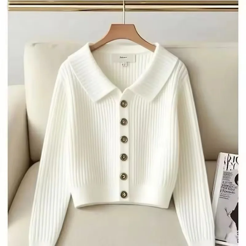 Herbst Winter Vintage Roten Pullover Strickjacke Jacke Frauen Kleidung Kurze einreiher Gestrickte Pullover Mantel Weibliche Casual Tops