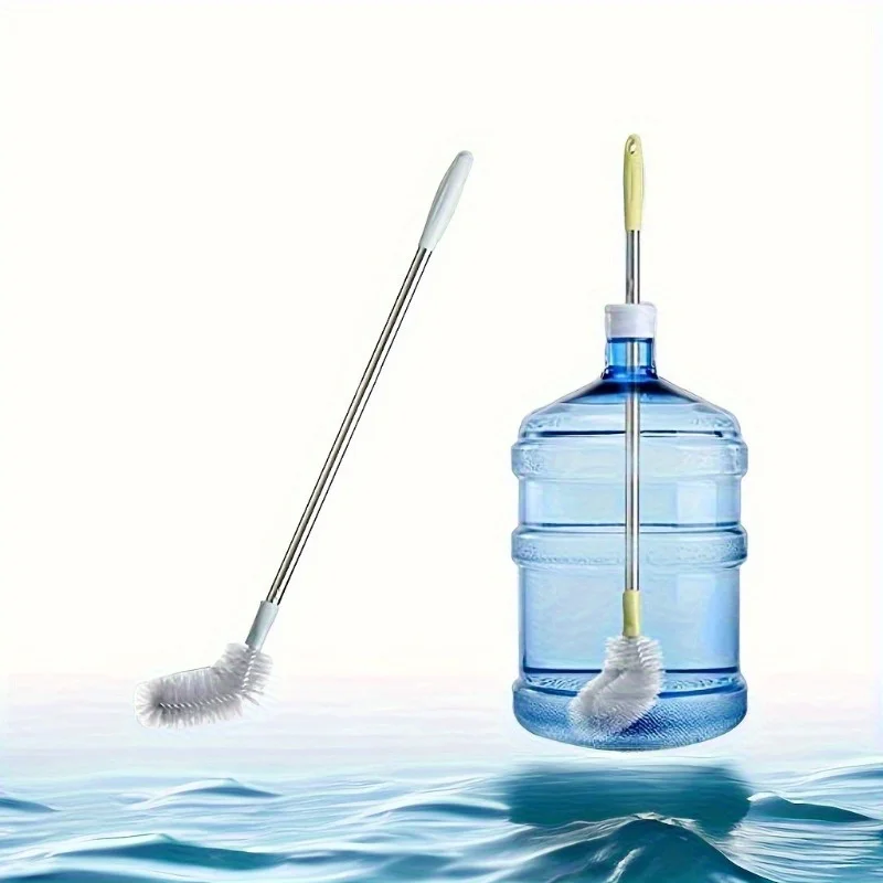 1 pure bucket brush, extended brush, bucket cleaning tool, long handle bucket water cleaning brush