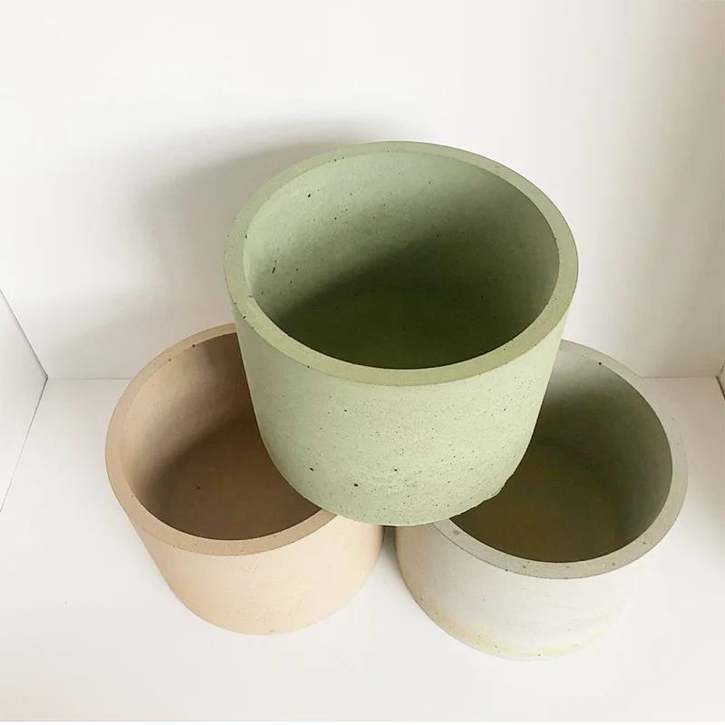 15cm Floor Flower Pot Cement Crafts Silicone Molds for Terrazzo Decor,Versatile Home Accent Craft Tool Big Size Flower Pot Molds