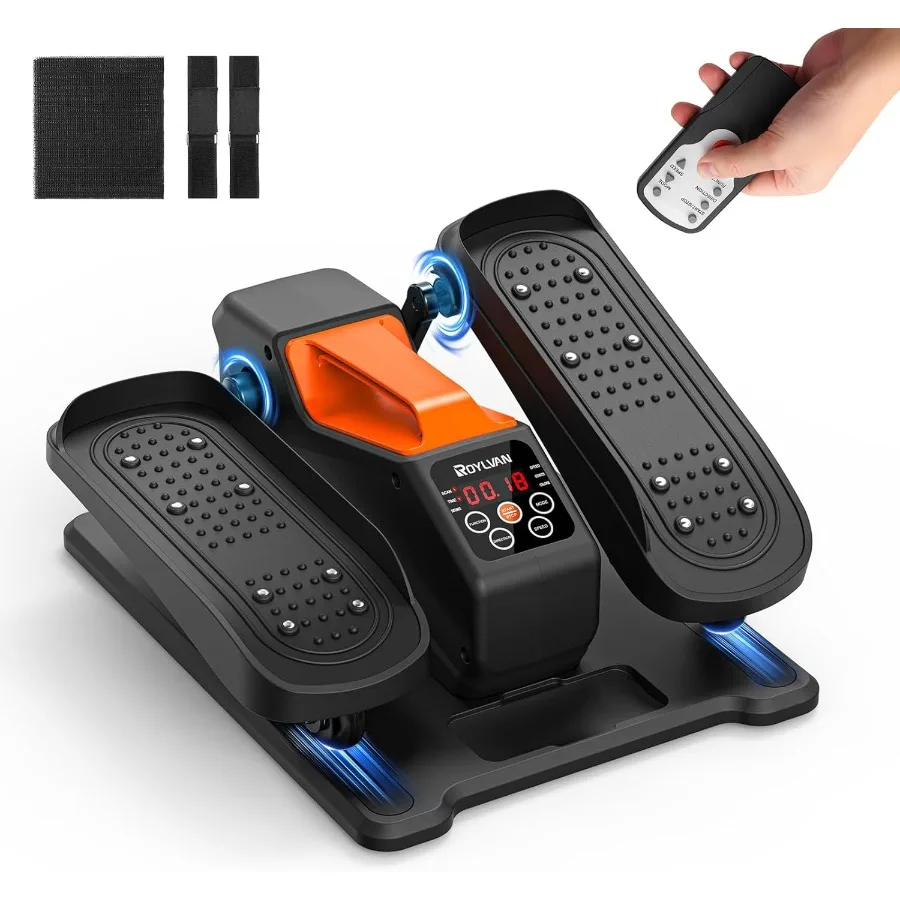 

Under Desk Elliptical Machine Electric Ellipse Leg Exercise as seen on TV Quiet Seated Pedal Elliptical for Seniors with Remote