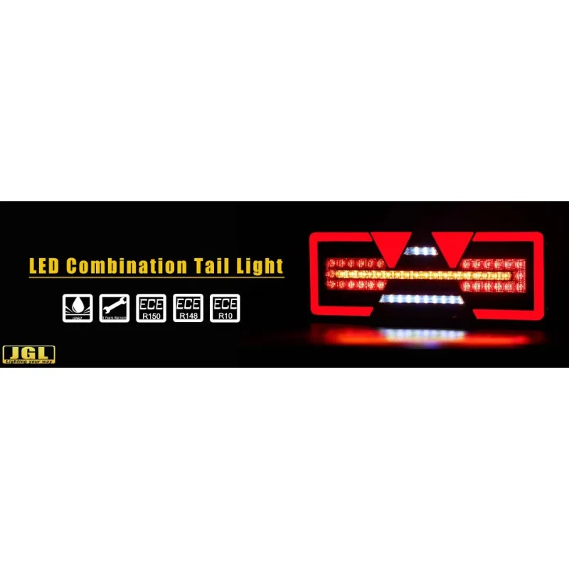 360mm LED Rear Lights Combination Lamps Dynamic Indicator Light