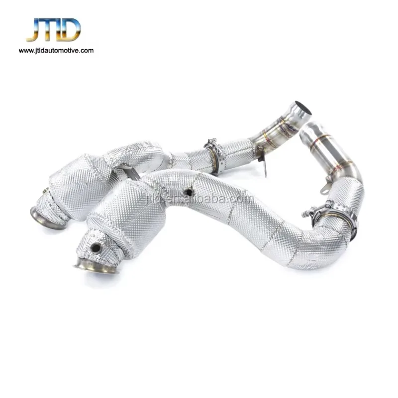 JTLD High Performance Exhaust System Valvetronic Exhaust Downpipe For Mercedes Benz AMG GT63S