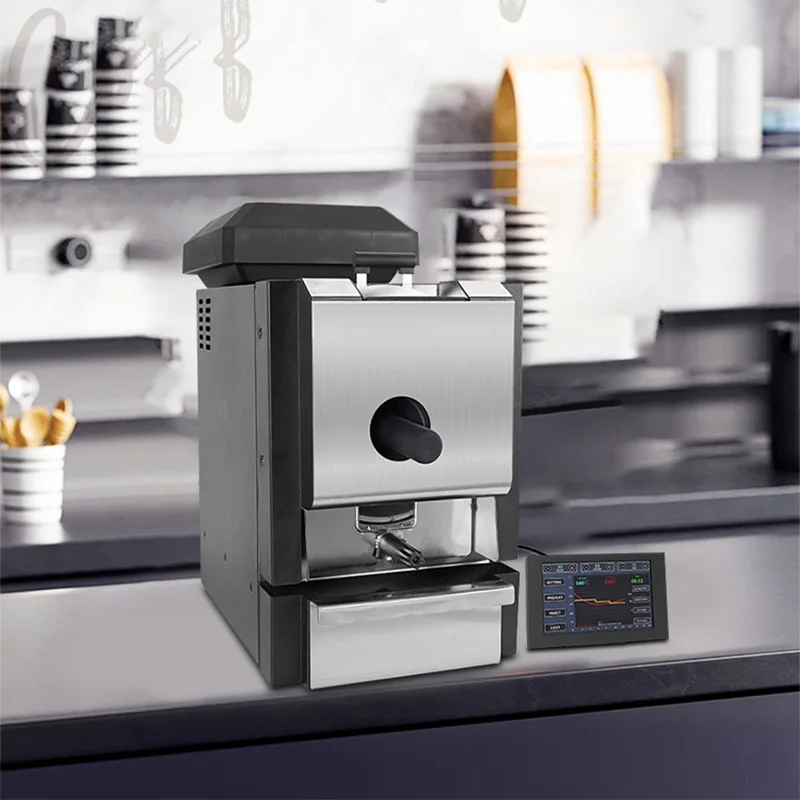 Coffee Bean Roaster IT-CBR-2 Drum Roaster In-house Development + Artisan Dual System, 500-gram Bean Hopper, with Cooler