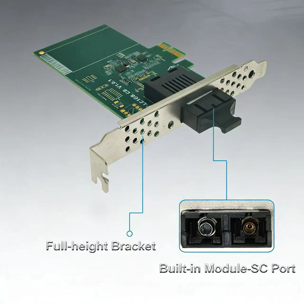100M Fiber Optic LAN Card