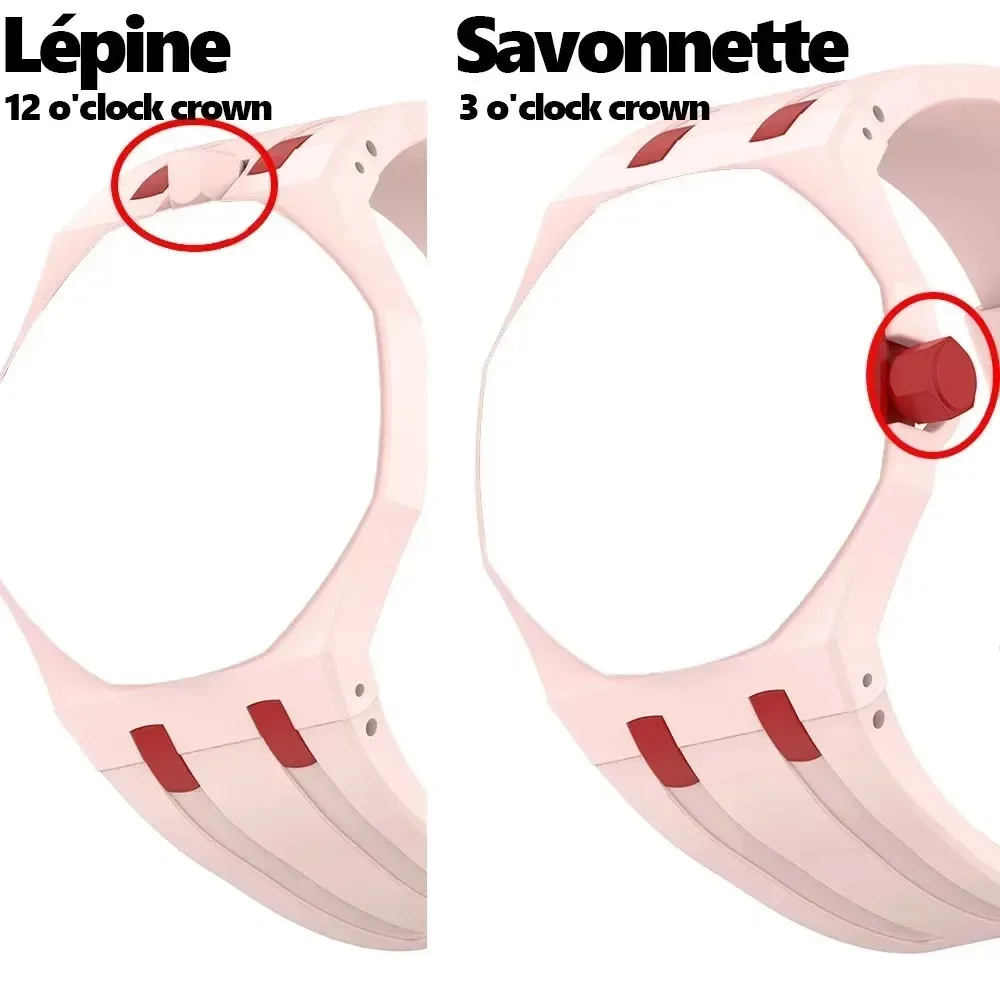 2 in 1 Hard PC Protective Case＋Silicone Strap for Swatch X AP RoyalPop Pocket Watch Modification Replace Band Conversion Parts view 5