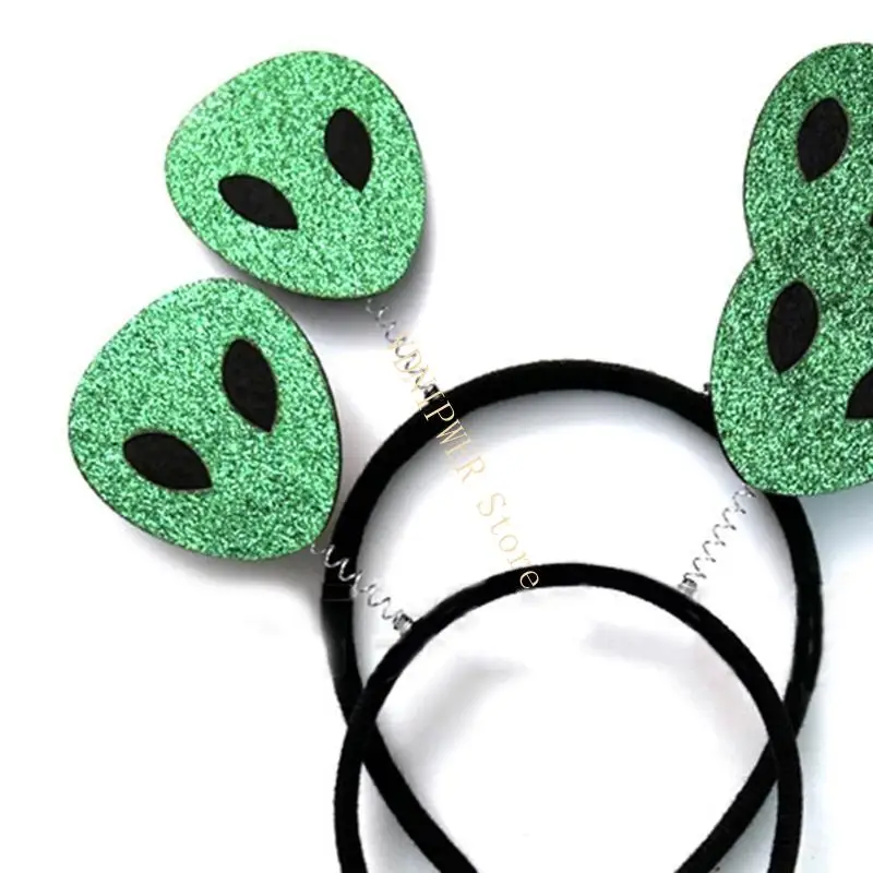 Paillettes uniche a forma aliena Capelli a forma cucina gravi vivi per adolescenti per adulti D08E