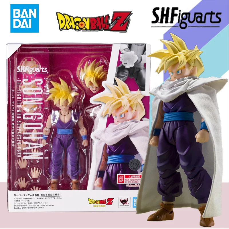 

In Stock Bandai S.H.Figuarts Dragon Ball Shf Super Saiyan Son Gohan The Fighter Who Surpassed Action Figure Collectible Toy Gift