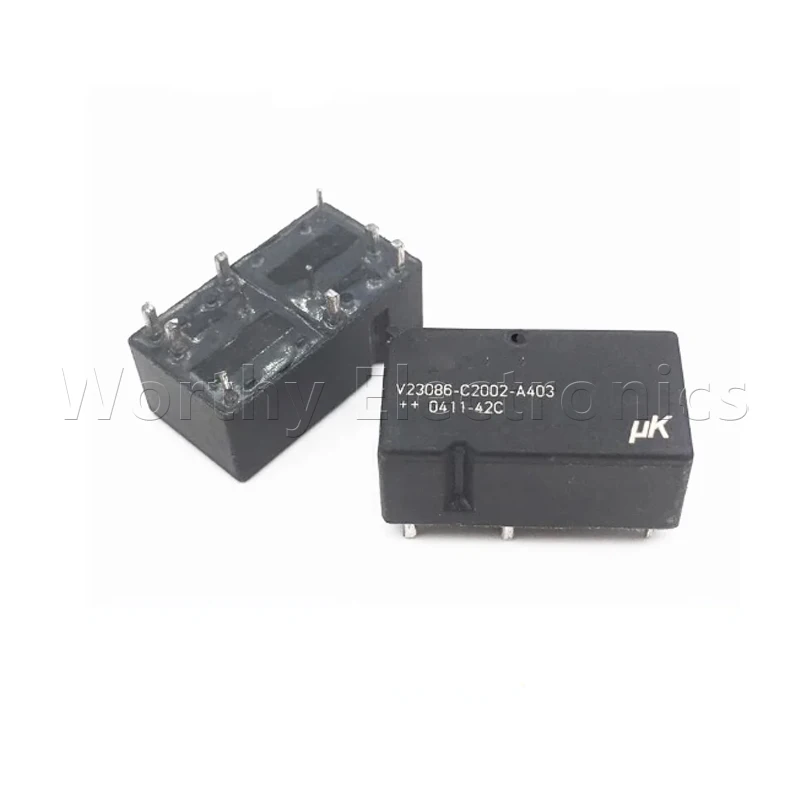 Free shipping 10pcs/lot relay 12VDC 10PIN V23086-C2002-A403