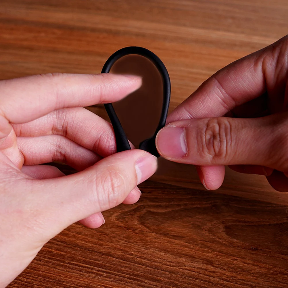 

2 Pairs Ear Hooks for Earphone Soft Silicone Anti Slip Covers Wired Sport Headphones Durable Comfortable Earbuds Accessories Ear