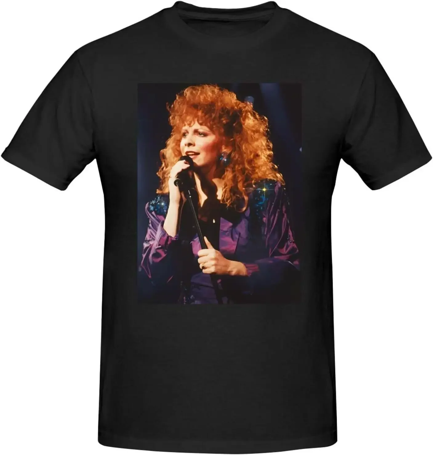 Reba Music and McEntire Men's T-Shirt Crewneck Tee Unisex