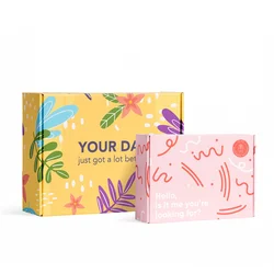 500pcs Free Sample Custom Logo White Color Cosmetic Corrugated Packing The MOQ of 100 pieces Mailer Box Shipping Paper Box wj98