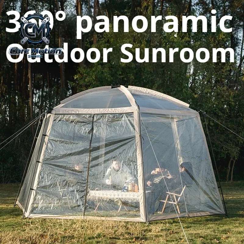Transparent Rainproof Starry Sky Tent Relaxing Portable Foldable Park Tents Multifunctional Large Space Outdoor Camping Supplies