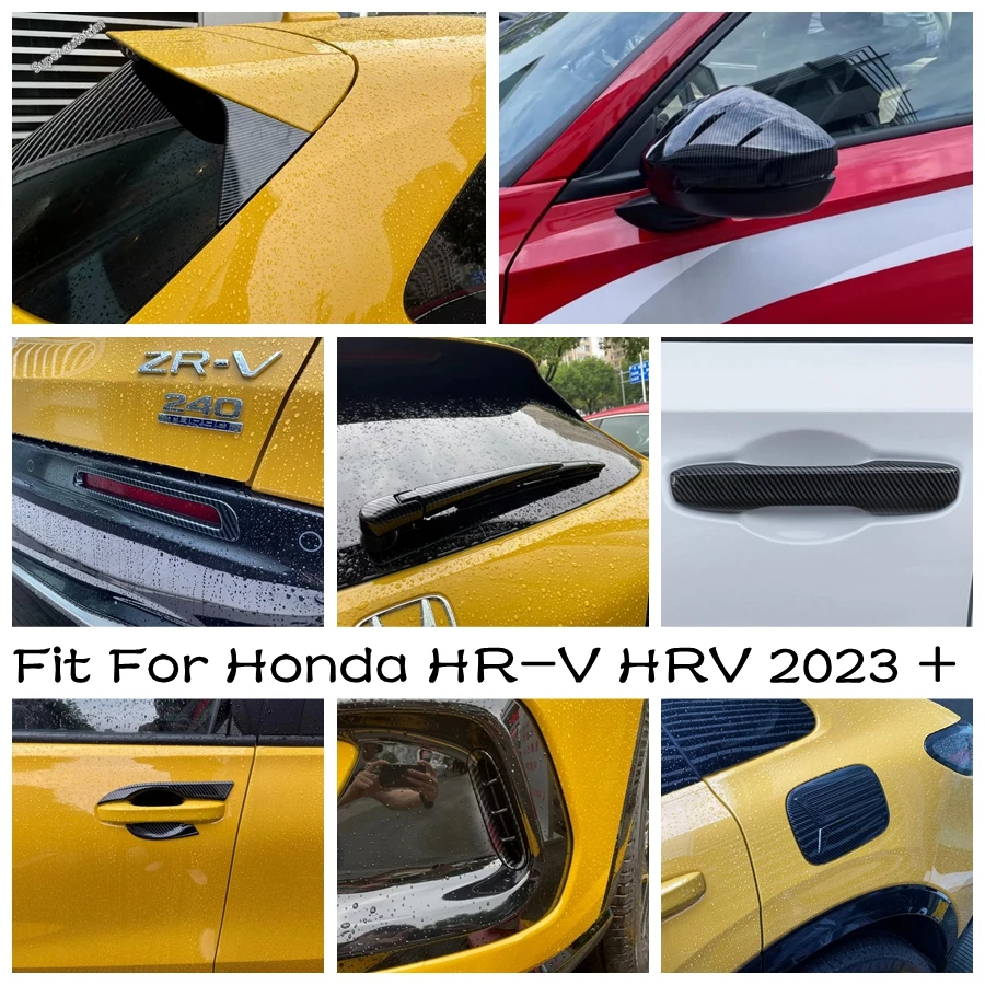 

Rear Window Wiper / Rearview Mirror / Fog Lights Lamp Cover Trim Carbon Fiber Accessories For Honda HRV HR-V ZRV Z-RV 2023 2024