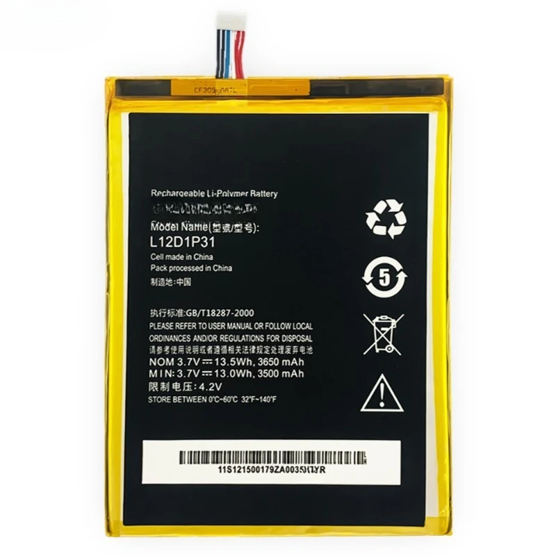 3650mAh L12D1P31 New High Quality Battery for Lenovo IdeaTab Lepad A1000 A1010 A5000 A3000 A3000-H  L12T1P33 Replacement Bateria