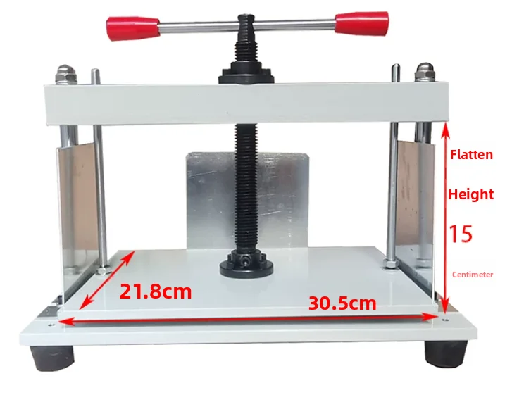Manual Flat Paper Press Machine A4 Size For Photo Books Invoices Checks Booklets