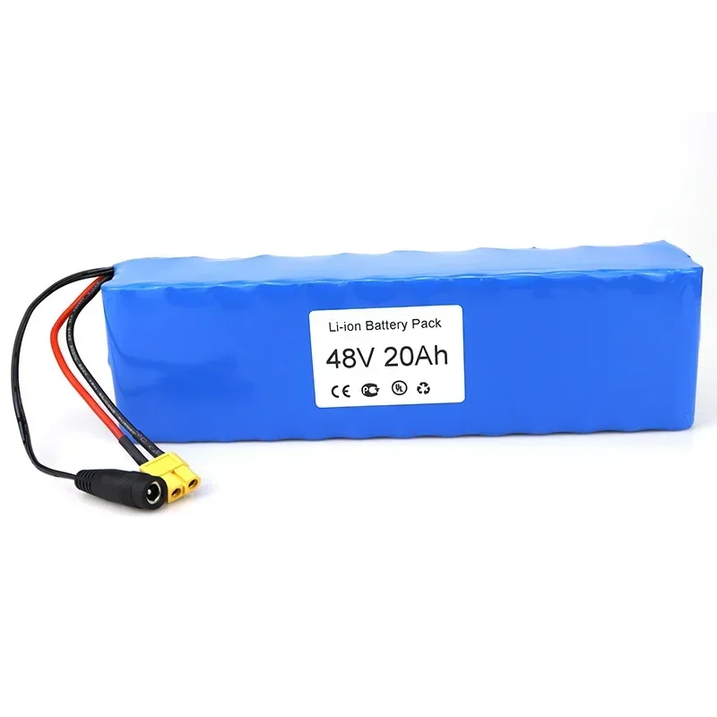 Hot High Capacity E-bike Battery 48V 20Ah Li-ion Battery Pack 13S3P E-Bike XT60 Connector And BMS