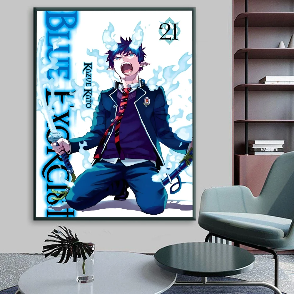 Blue Exorcist  Classic Movie Posters HD Quality Poster Wall Art Painting Study Nordic Home Decor