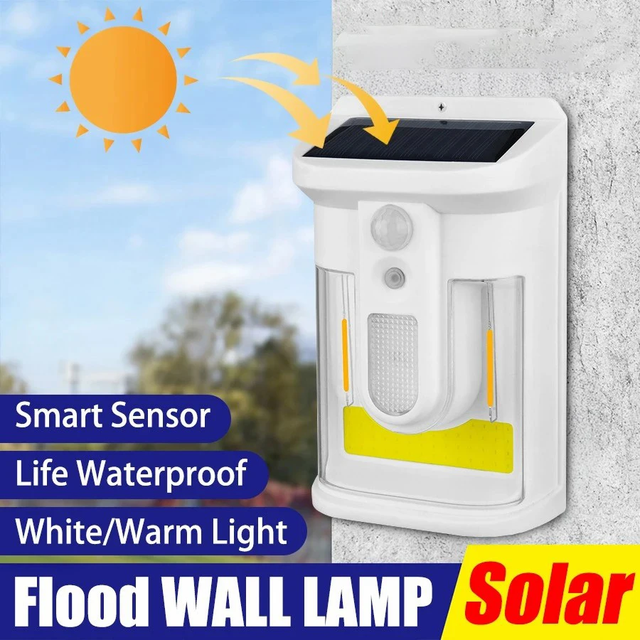 

F2 Solar Wall Lamp Waterproof Tungsten Filament Induction Night Light for Garden Villa Household Outdoor Lighting