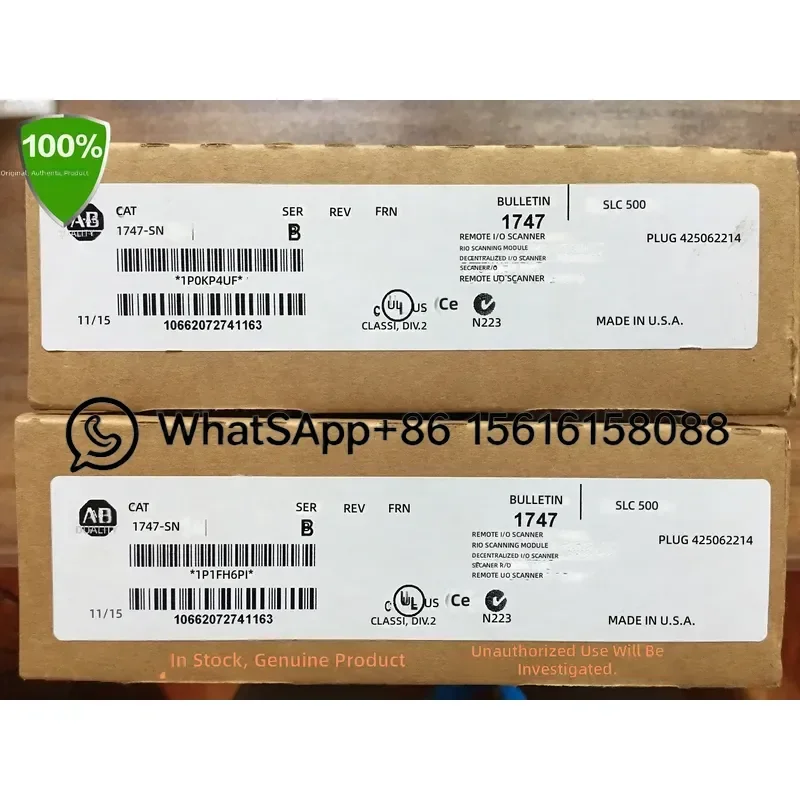 New 1747-SN Version B Remote IO Scanning PLC Expansion Module Compatible with Rockwell AB Genuine In Stock Industrial