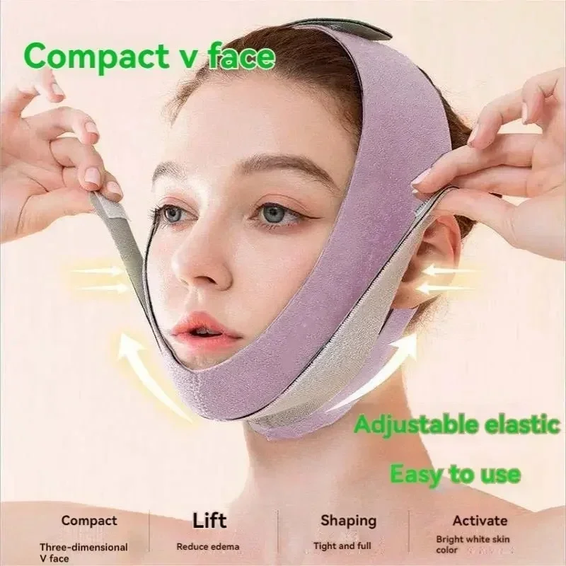 Mascarilla Facial Reductora y Reafirmante para Todo Tipo de Rostros, con Efecto Lifting y Sin Estrangulamiento