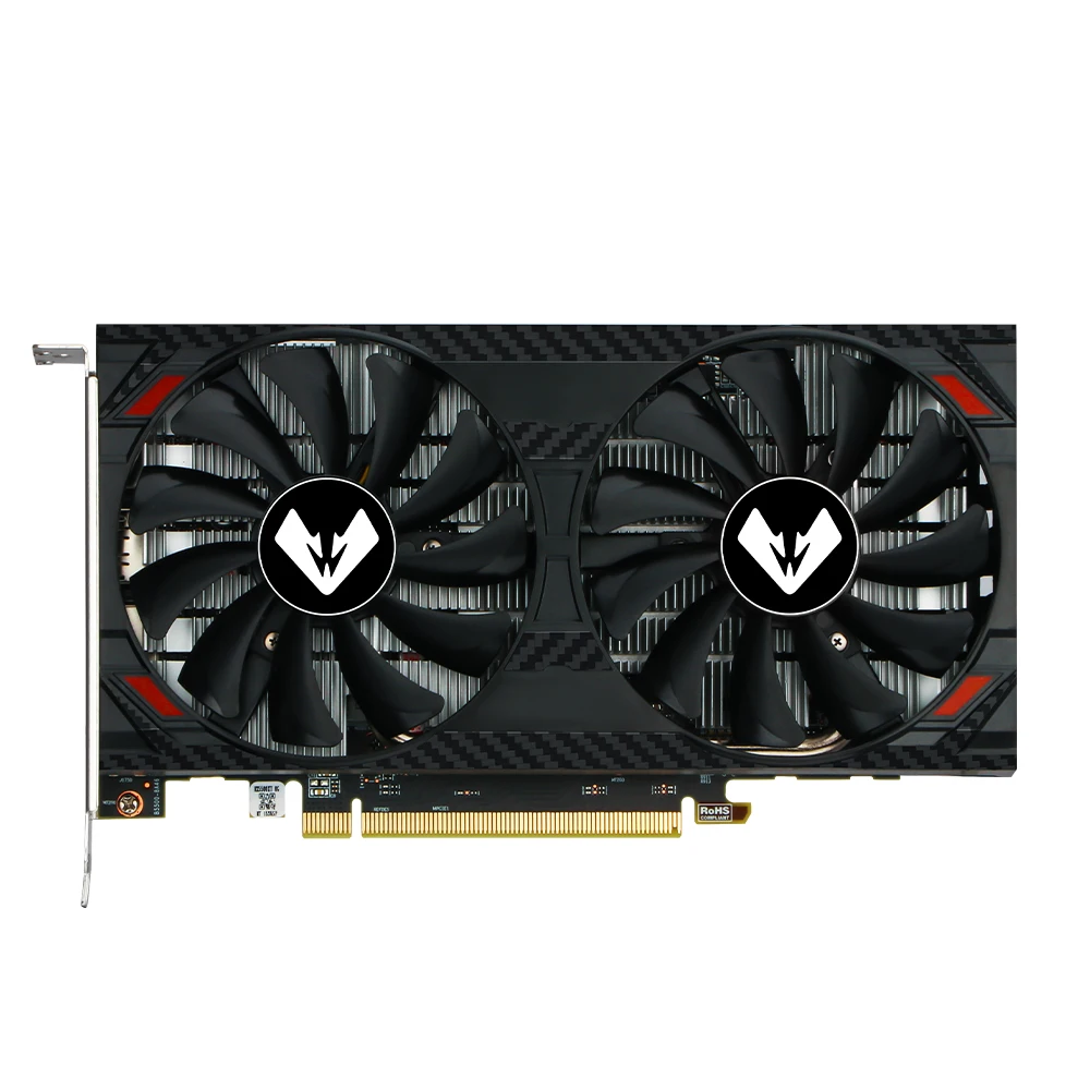 MOUGOL New AMD Radeon RX6500XT 4G Graphics Card GDDR6 Video Memory Gaming Card HDMI-compatible DP Direx12 Computer Components
