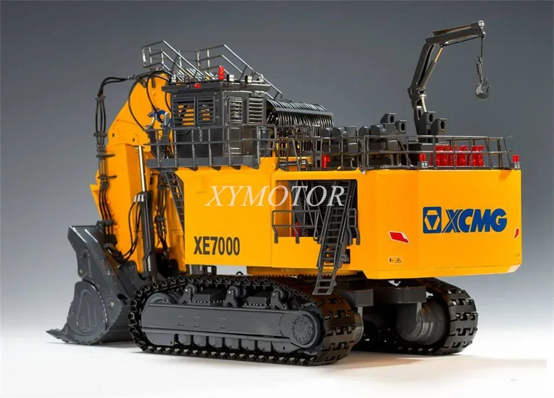 1/50 For XCMG XE7000 Mining Excavator Truck Diecast Model Car with Doll Toys Gifts Ornaments Collection