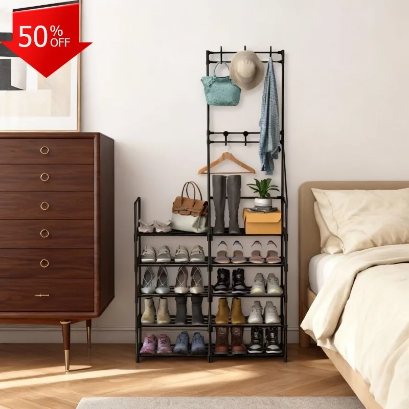 

Crack Shelves Organizers Folding Cabinet Closed Shoe Cabinet Furniture Clearance Slimming Film Dresser Shelf Storage Cabinets