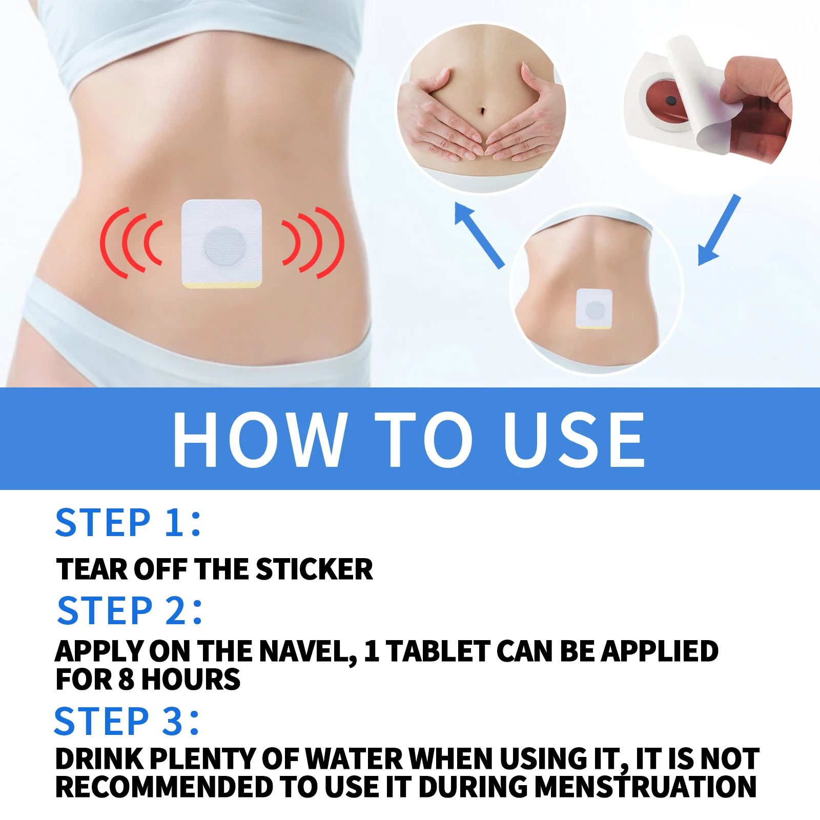 OUHOE Herbal Slimming Navel Stick, Toning Beauty Body Firming Body Shaping Stick