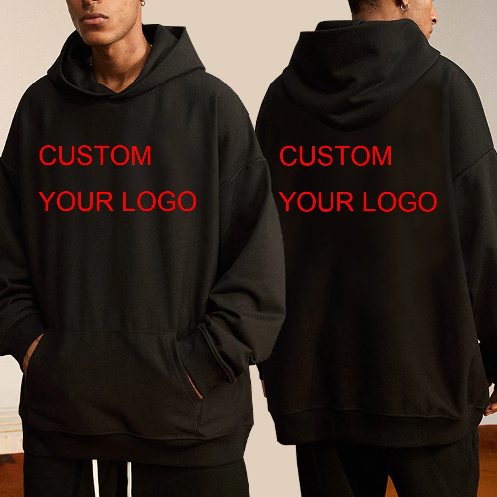 Personalized Design Add Your Own Custom Text Name Graphic Hoodie Harajuku Women Men Pullover Clothes