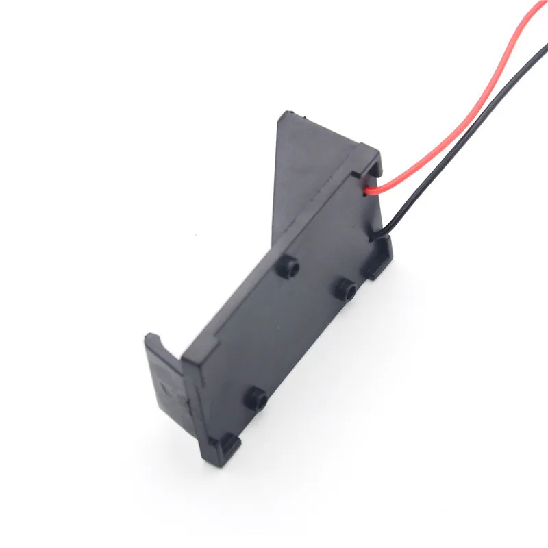 2/5/10PCS 9V Battery Cartridge With Lid Switch Wire Square Single Cell Battery Holder 6f22 Battery Slot 1 Cell E4