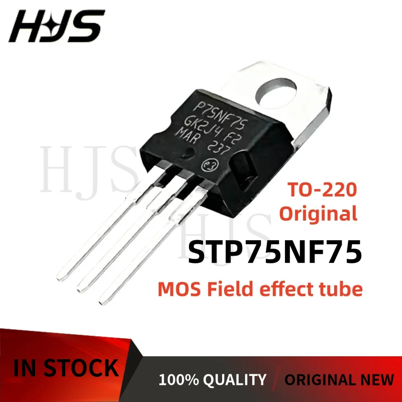 10-30PCS Original 100% New STP75NF75 P75NF75 MOS transistor Motor controller Inverter TO-220