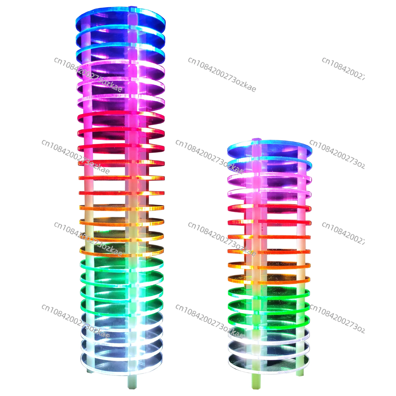 

24-Segment Voice-Controlled Music Spectrum Crystal Sound-Post Cubic DIY Kit Audio Spectrum Electronic DIY Kit