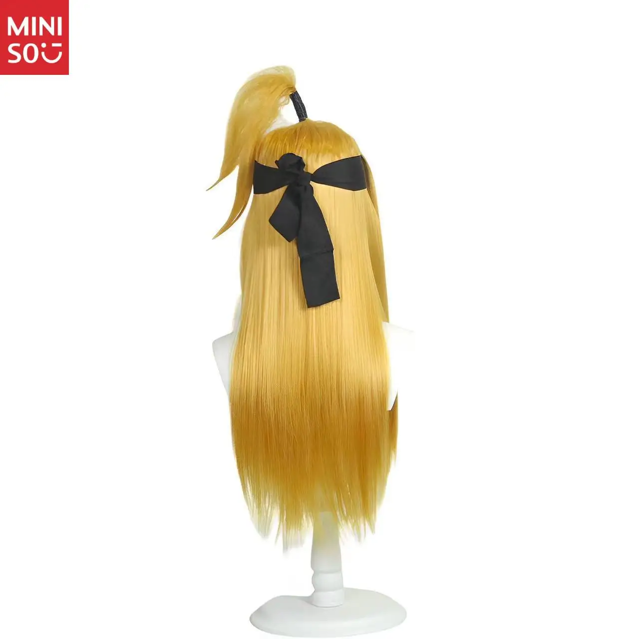 باروكة أنيمي ناروتو ديدارا كوس - باروكة كوسبلاي ذهبية نابضة بالحياة ذات مظهر طبيعي، شعر صناعي لمجموعات المعجبين #5