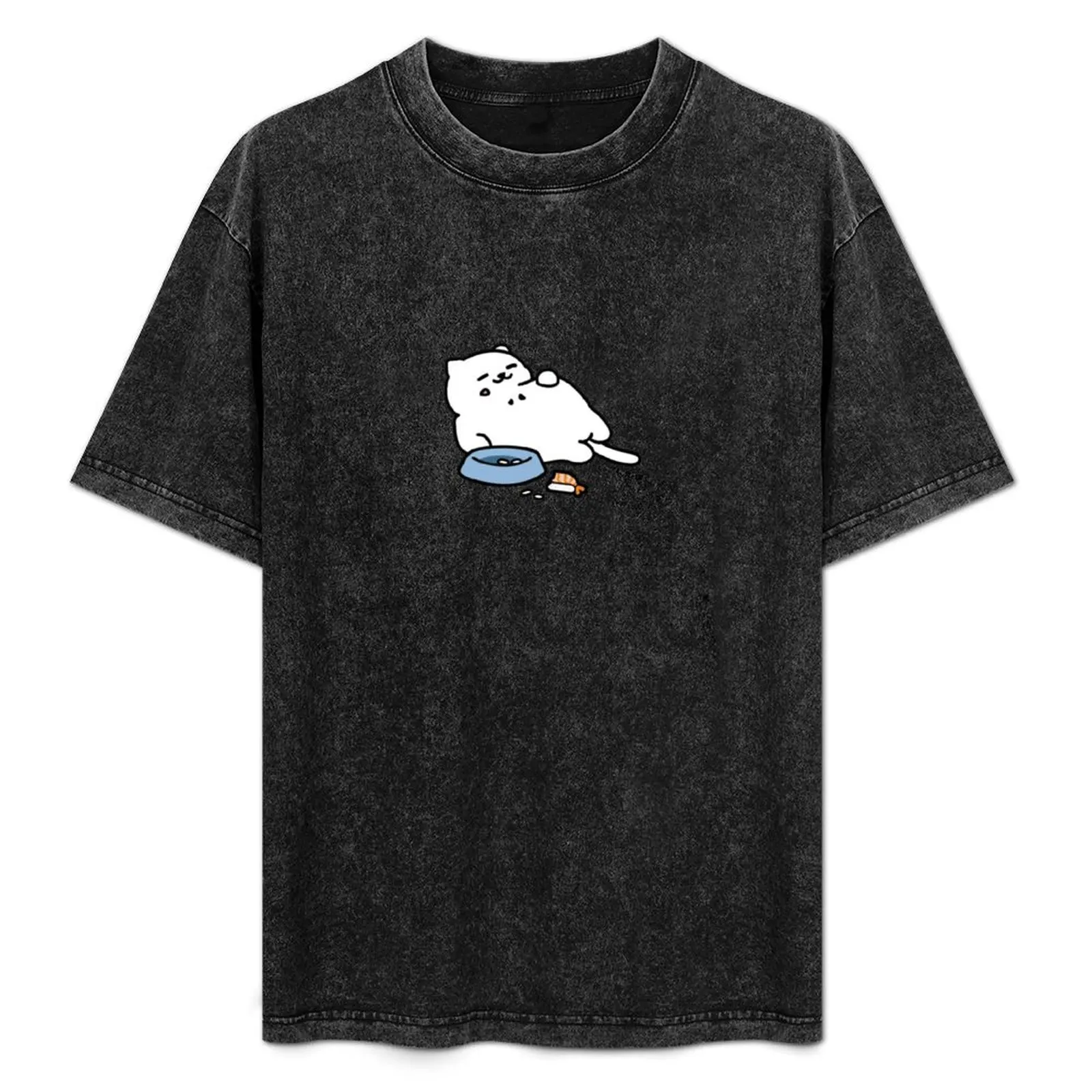 

Tubbs Ate Too Much Sushi T-Shirt Relaxed Fit Casual Short Sleeve Top
