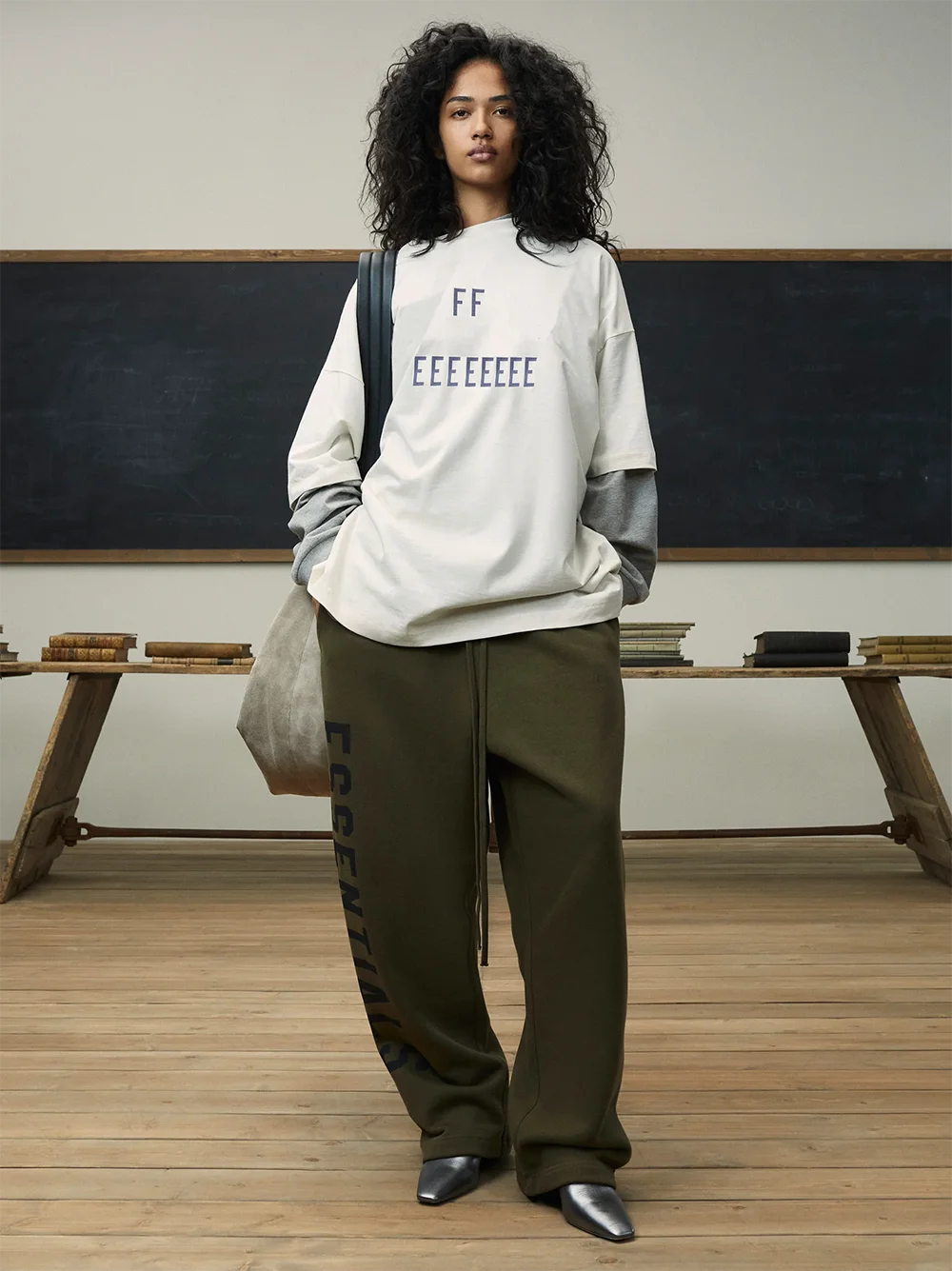 2024fw New Collection Flocking Letter Print The Back to school Collection Men Women Hip hop Jersey Crewneck Tee Oversize T shirt