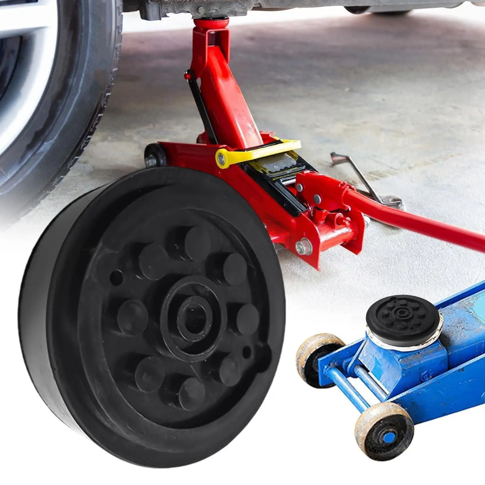 

Lift Jack Pad Anti-Slip Rubber Lifting Protection Block for Car Maintenence Pinch Weld Jack Pad for SUVs Sedans Pickups Vehicles