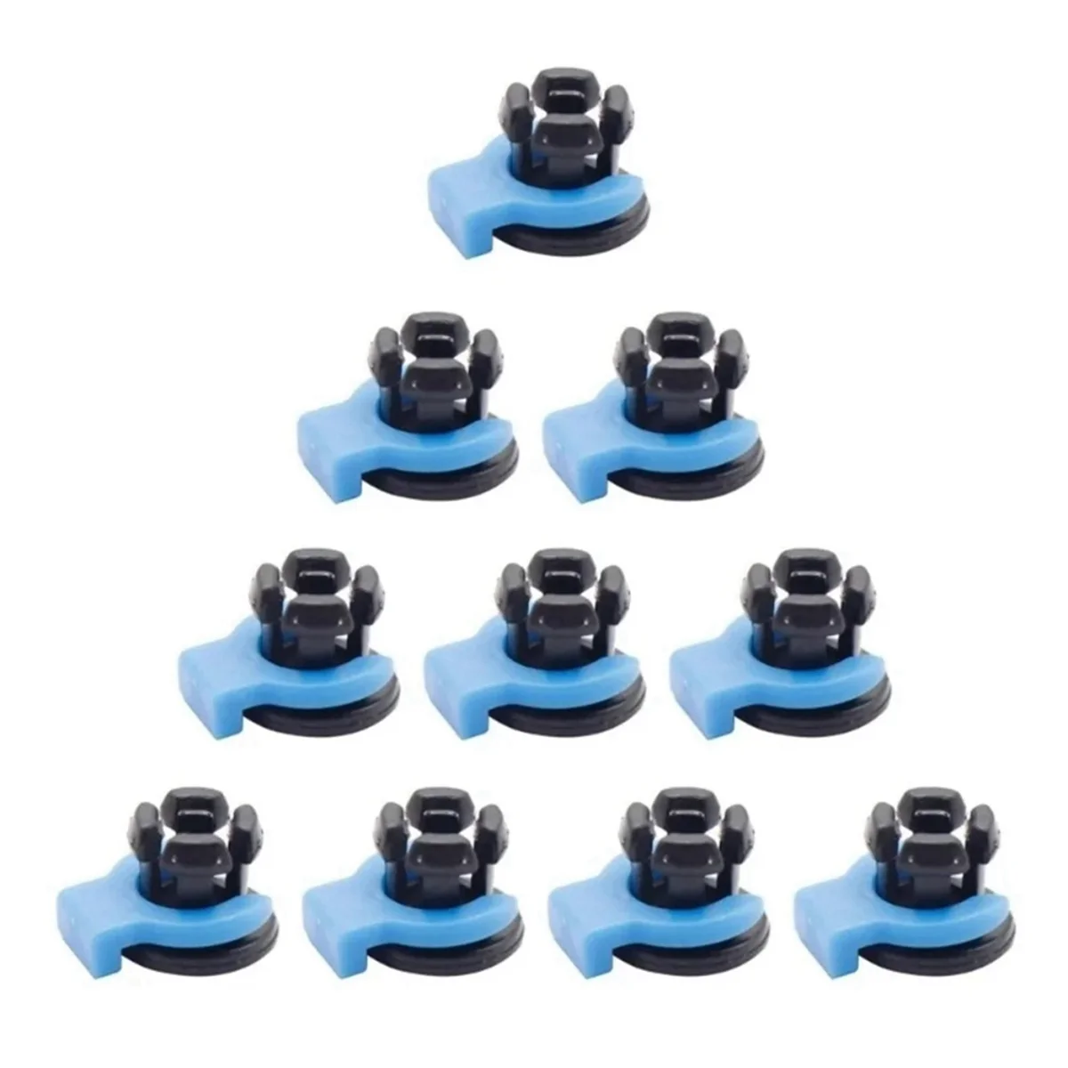 

BAAQ 50 шт. зажим для трубы, встроенный зажим, соединительная муфта Боудена для 3D-принтера, металлический радиатор, трубка Hotend, 4 мм, разъем цангового экструдера