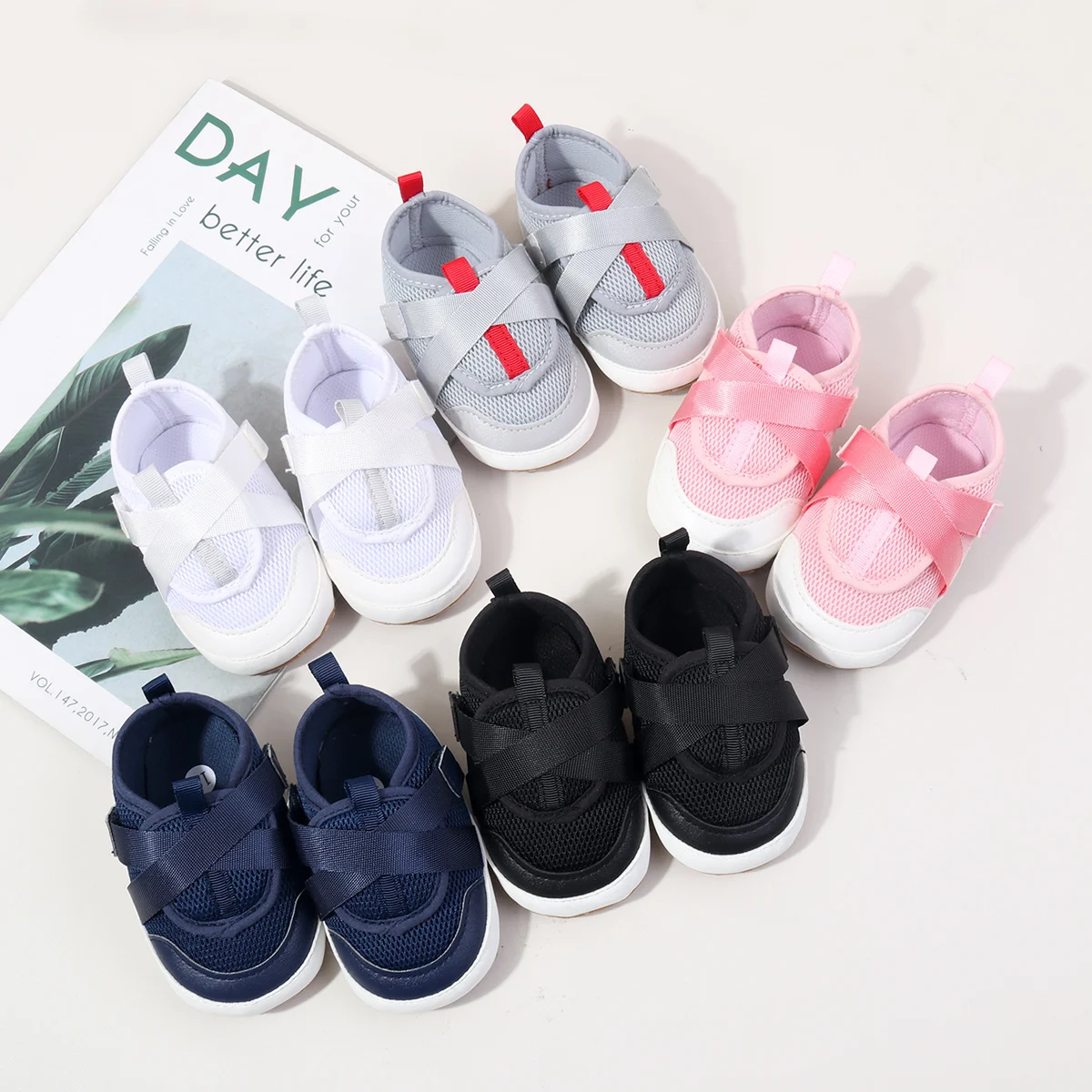 

Baby Boys Girls Shoes Non-Slip Rubber Sole High-Top PU Leather Sneakers Infant First Walking Shoes Toddler Shoes For Newborn